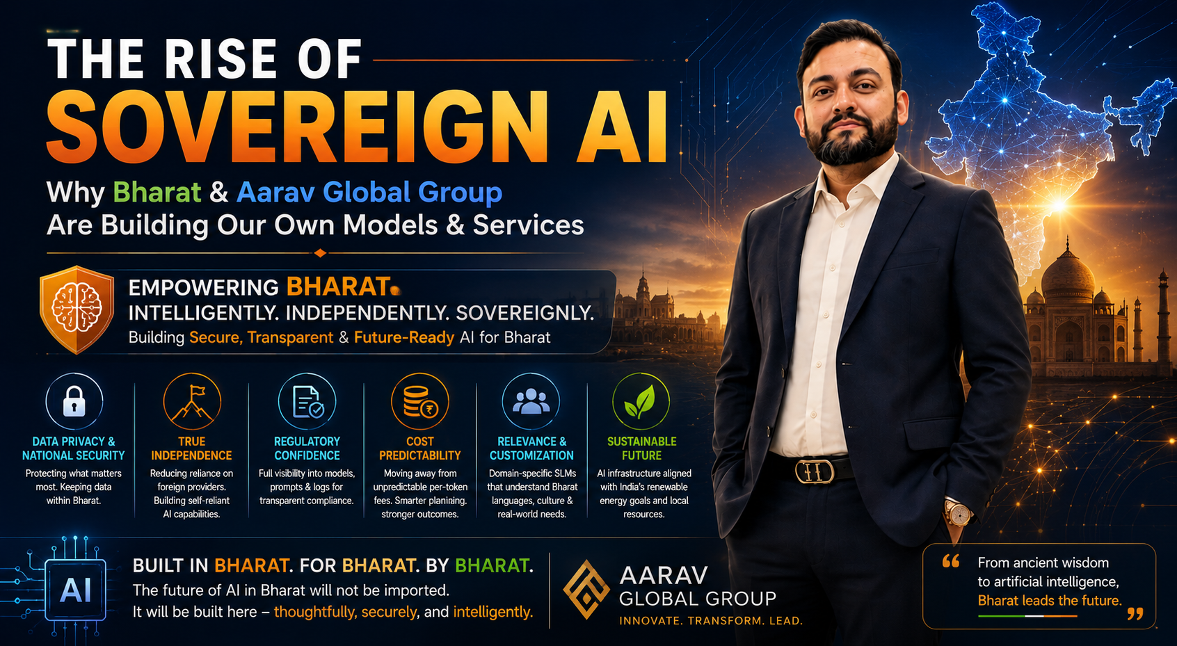The Rise of Sovereign AI: Why Bharat & Aarav Global Group Are Building Own Models & Services | Aarav Global
